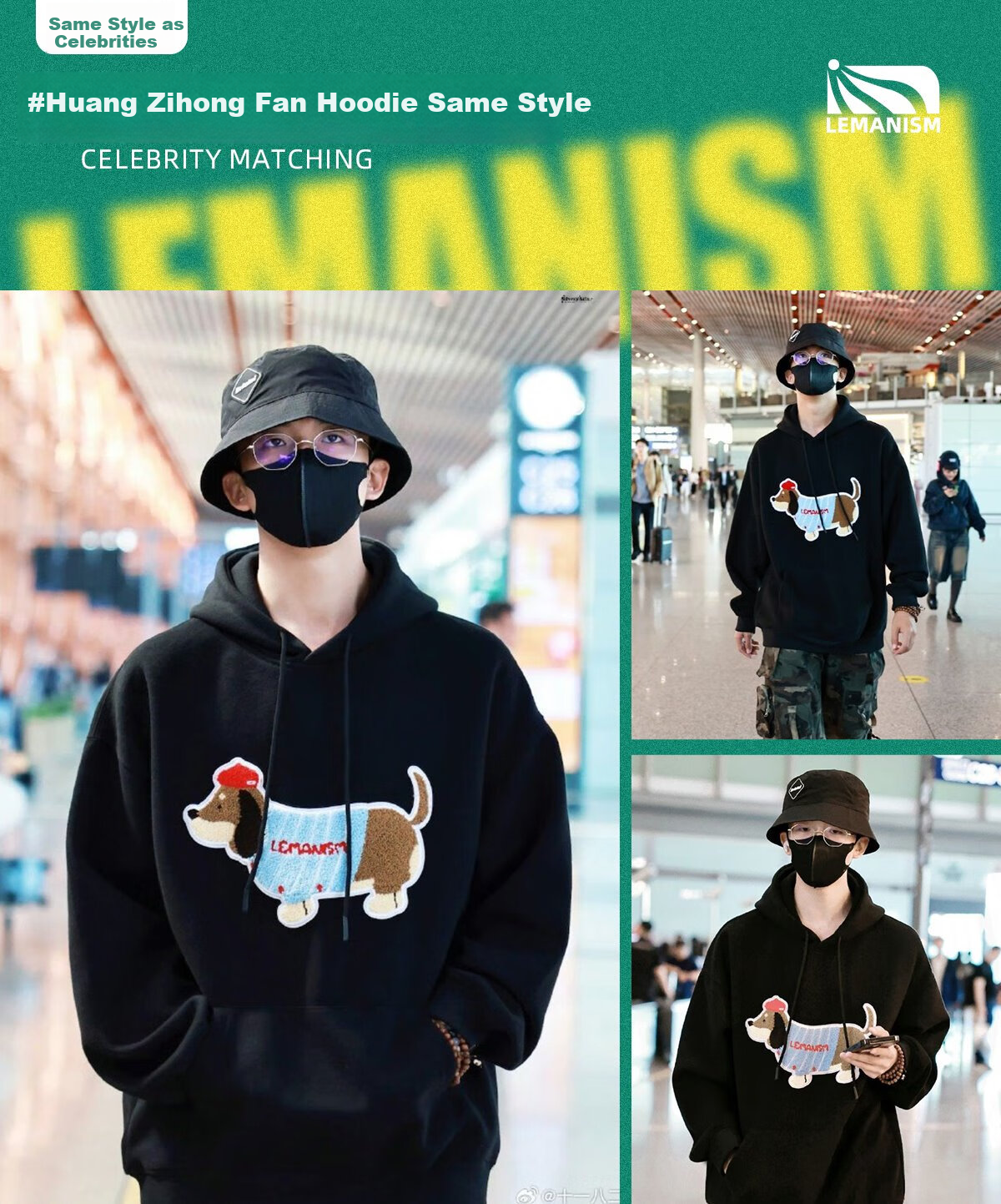 LEMANISM Sweatshirt for Men, Sausage Dog 2025 Spring And Autumn Long-Sleeve T-Shirt, Hooded Pullover, Loose-Fitting Couple's Jacket for Wome 1