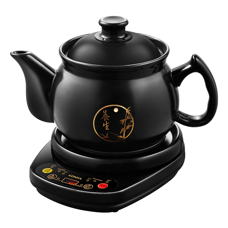 KONKA Decoction Pot, Chinese Herbal Medicine Pot, Decoction Pot with Electric Sand, Chinese Herbal Medicine Pot, 3.5L Large Capacity Detachable Ceramic Fully Automatic Intelligent Home Use KJYH-WHG602