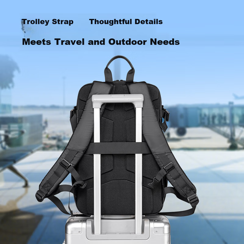 JD Original Black Knight New Model 2026 Simple Sports Backpack, Large Capacity Commuter Business Training Laptop Bag, Adult Men's Bag 9