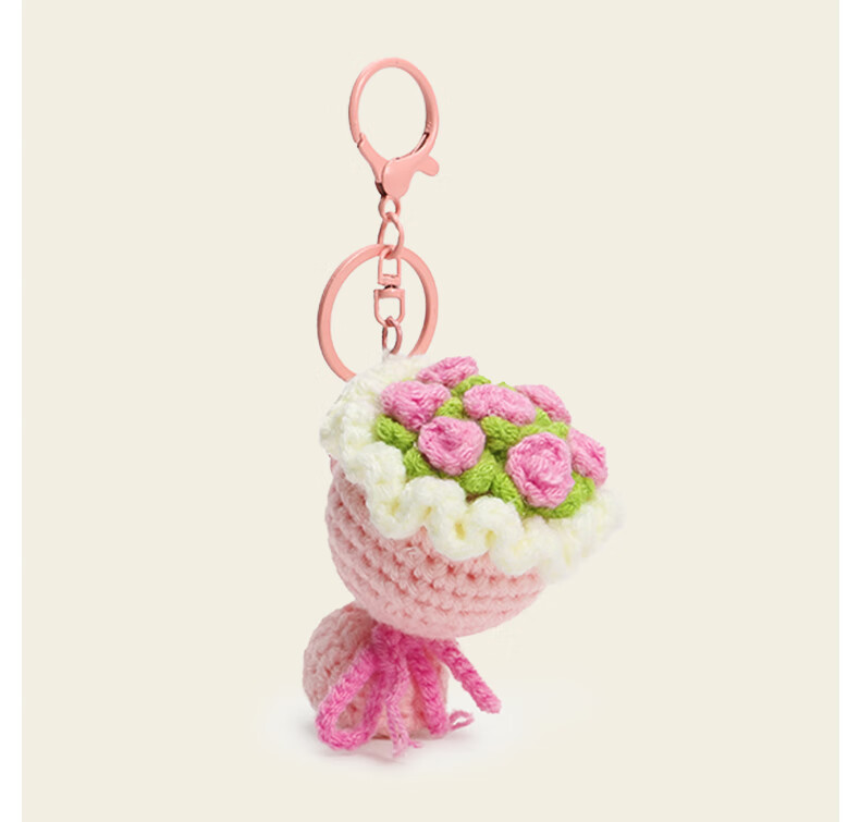 Imiwa Doll Sunflower Backpack Pendant Plush Keychain Bag Charm Birthday Gift for Girls 6