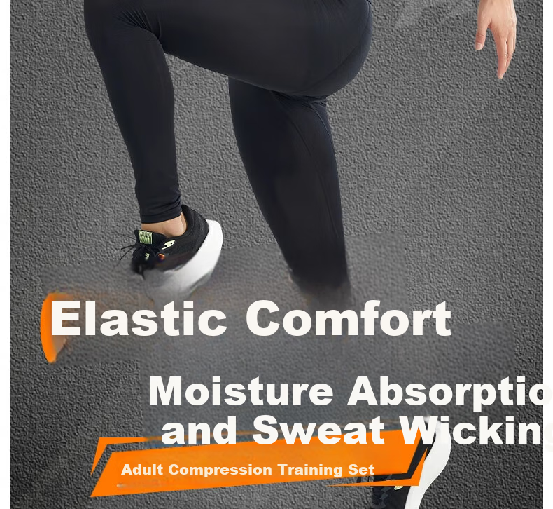 Li-Ning Running Sports Set, Quick-Dry Shirt, Tight-Fitting Top, Autumn And Winter Inner Layer, Breathable Training Wear, Base Layer, Basketball Uniform, Soccer Jersey, Fitness Wear 2