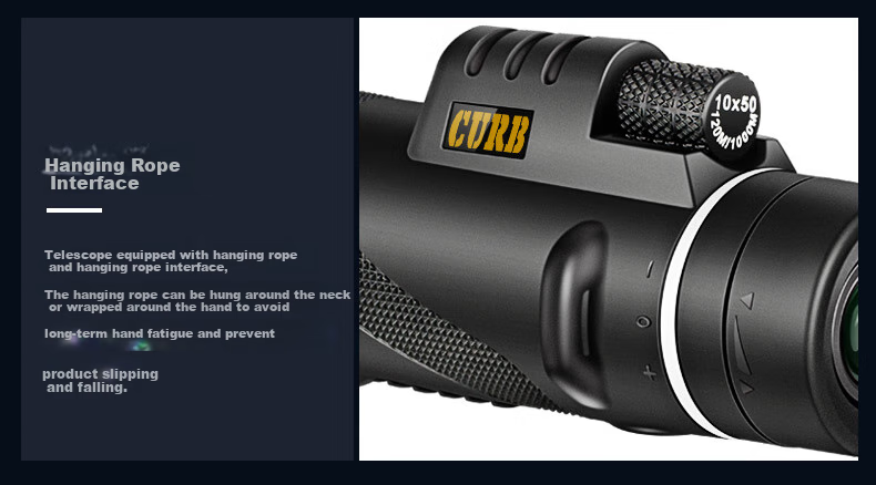 Jiapu High-Power Monocular Telescope HD Non-Military Night Vision 8000m Professional Outdoor Concert Phone-Compatible 25