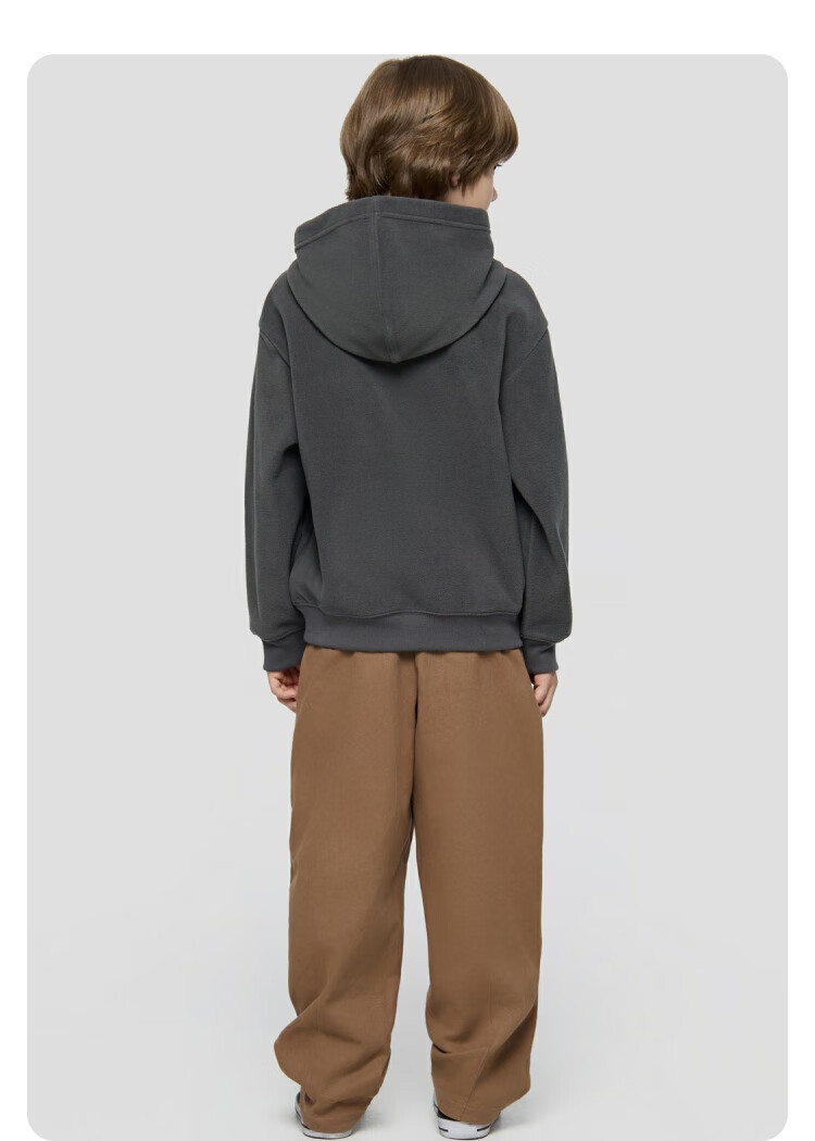 GAP Kids Unisex Autumn Logo Fleece Hoodie 804638 7