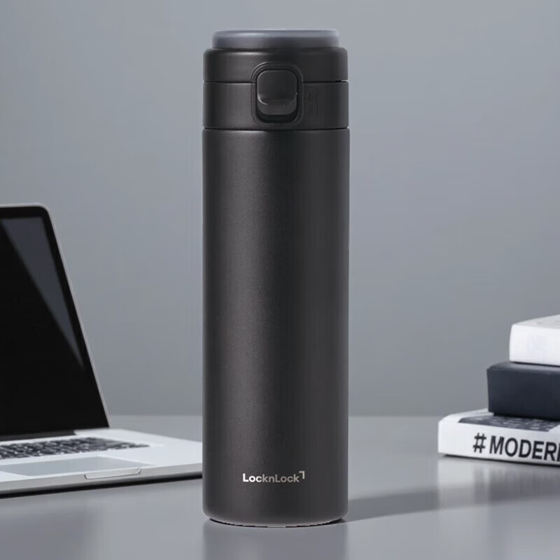 LOCK&LOCK Minimalist Bounce Thermal Mug 450ML Black