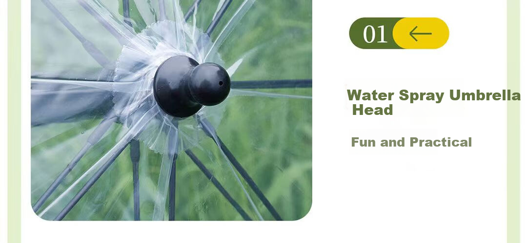 ENGMARSS Transparent Umbrella Water Gun Toy, Water-Spraying Battle Equipment for Water Fights And Rafting Activities 26