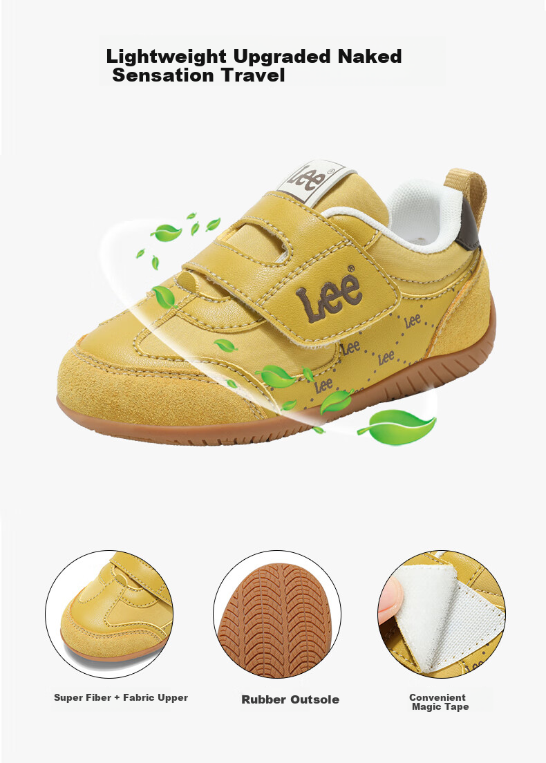 LEE KIDS Children's Shoes, Autumn New Style Kids Sneakers, Non-Slip Sports Shoes for Girls, Casual Shoes for Boys, Dark Blue, Size 32 5