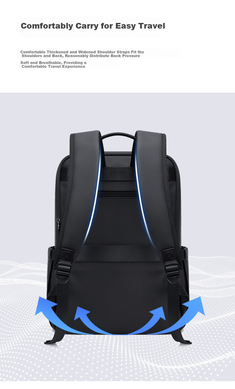 GOLF Backpack for Men, Travel Backpack 15.6/16 Inch Laptop Bag, Student Schoolbag with Multiple Compartments, Water-Resistant Business Travel Bag 14