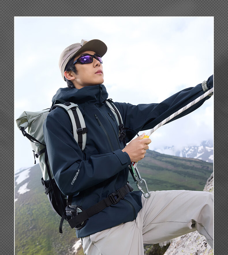 361° Hardshell Assault Jacket Men's and Women's Kaudra Autumn and Winter Sports Outdoor Windproof Hooded Jacket 632533609-4 7