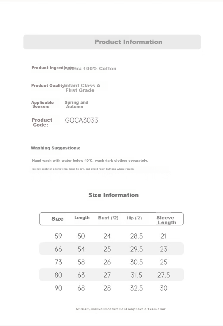 Guaiqixiong Ma Nian Infant And Toddler Clothes, Boys And Girls Long-Sleeve Bodysuit, Spring And Autumn Pure Cotton Pajamas, Home Romper, Crawling Suit 12