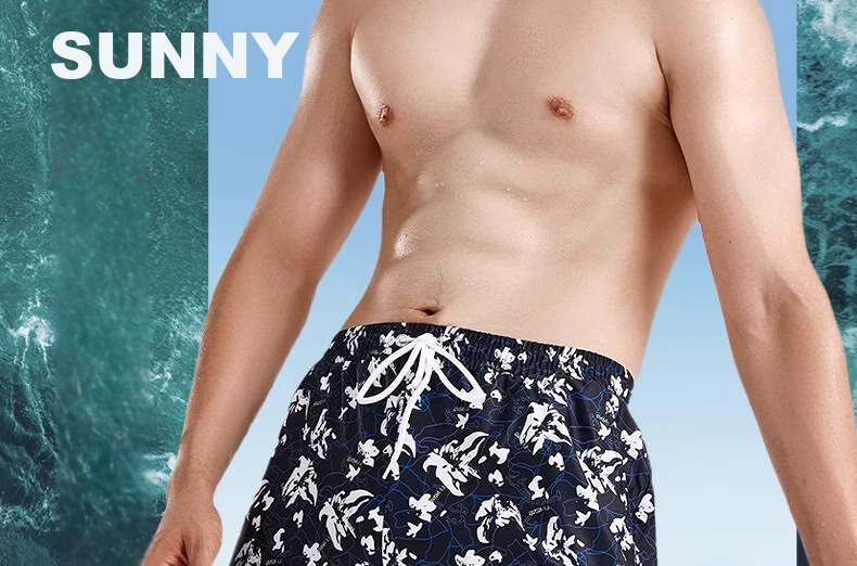 Li-Ning Quick-Dry Beach Shorts for Men, Water-Friendly Swim Trunks, 2026 New Style Men's Anti-Embarrassment Summer Surfing Swimming Shorts, Short Boxer Briefs 12