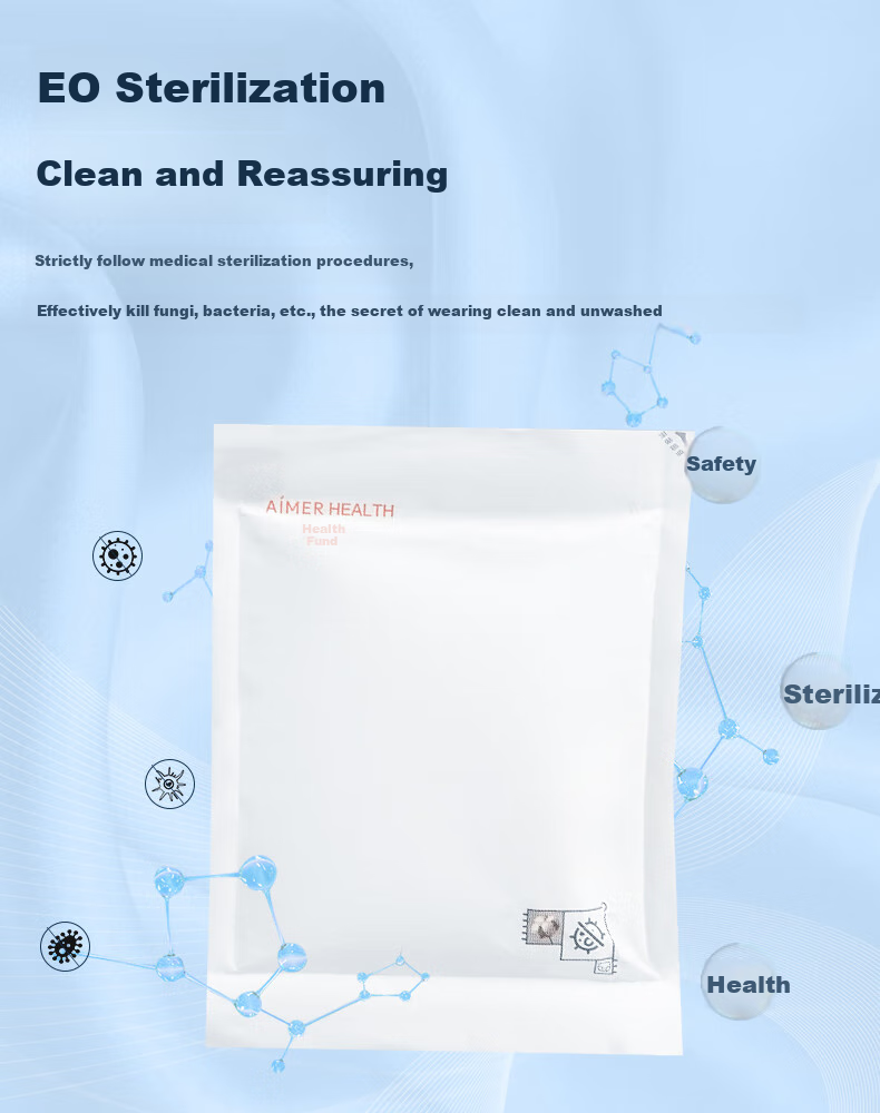 Aimer Disposable Underwear [5-Pack], No-Wash, EO Sterilized, 7A Antibacterial, Daily Disposable Travel Underwear, White, Size 175 8