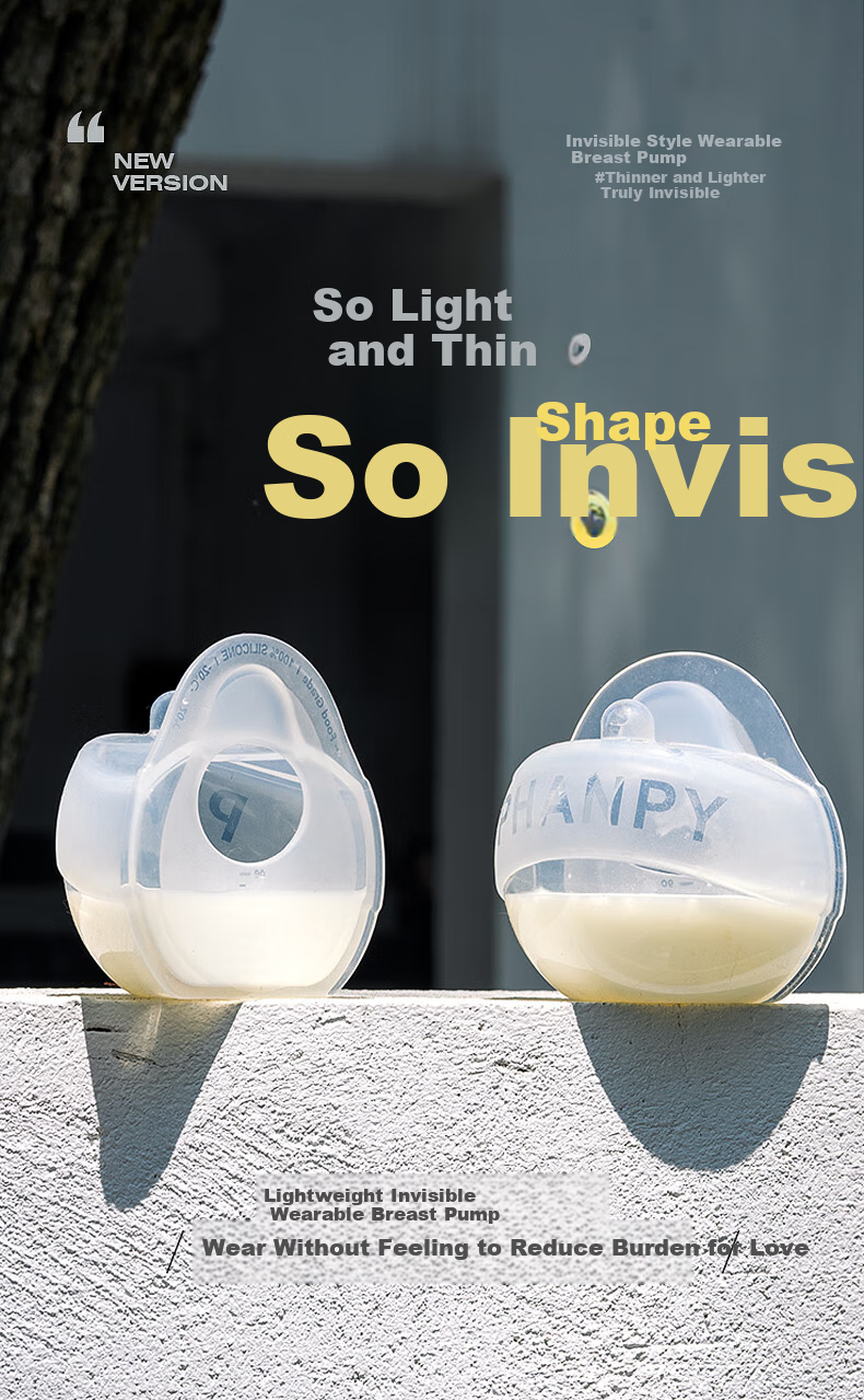 Xiaoyaxiang Manual Breast Pump, Hands-Free Anti-Leakage Milk Collector, Breast Milk Storage Device, Stable And Solid Model 16