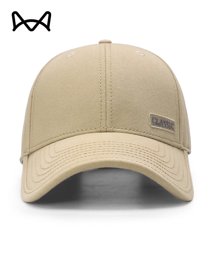 MiiOW Men's Hard Top Pure Cotton Casual Comfortable Baseball Cap Large Head Size Slimming Face Unisex Hat 6