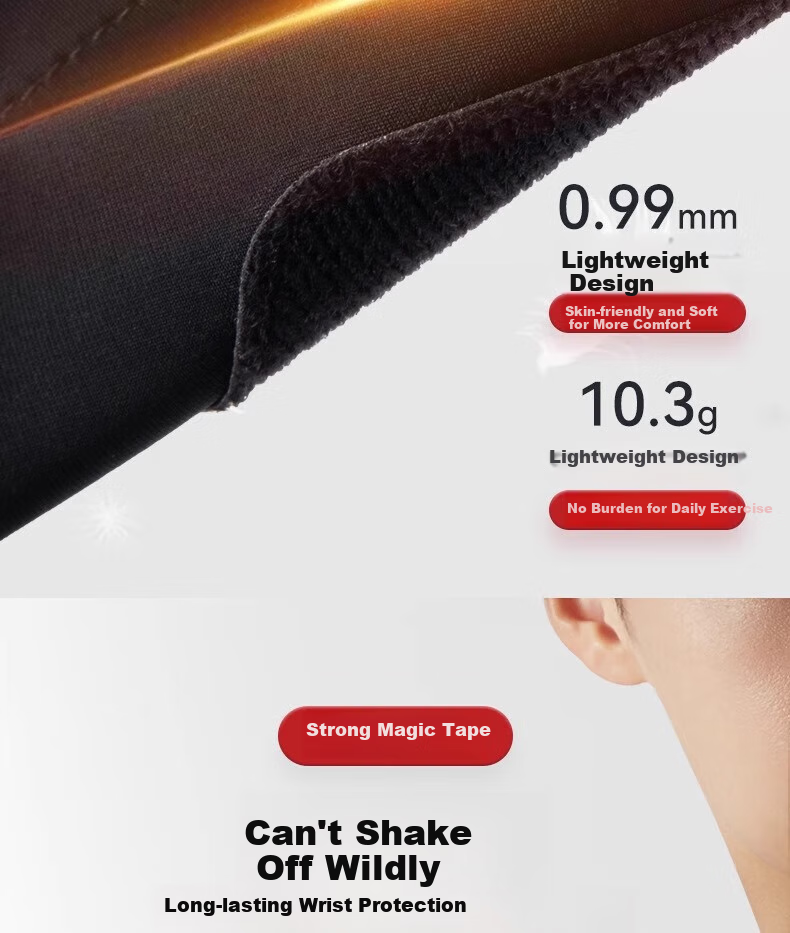 LI-NING Wrist Support for TFCC Tendonitis Wrist Brace for Gym Fitness Prevent Sprains Weightlifting Badminton Tennis Basketball Volleyball Compression Sweatband 6