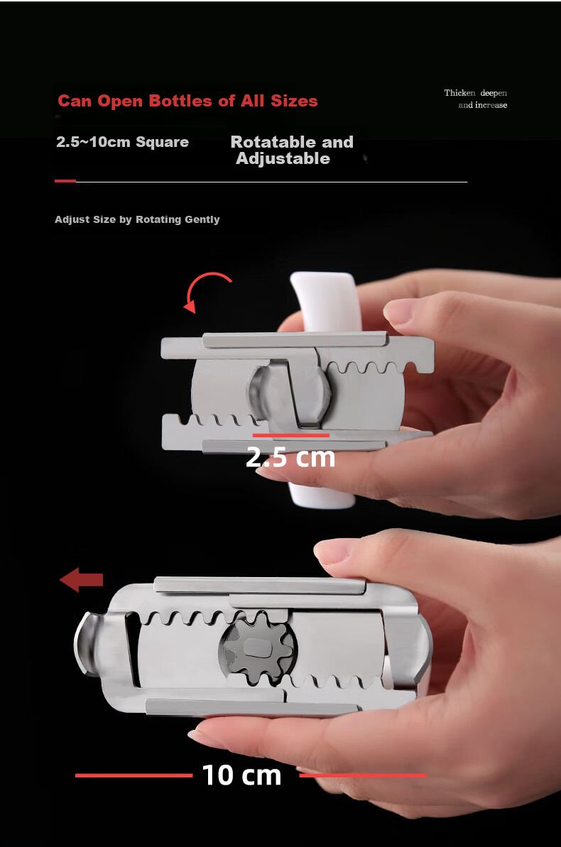 Jingmao Multi-Functional Stainless Steel Can Opener, Bottle Opener, Can Opener Tool, Can Opener Knife, Can Opener Device 4