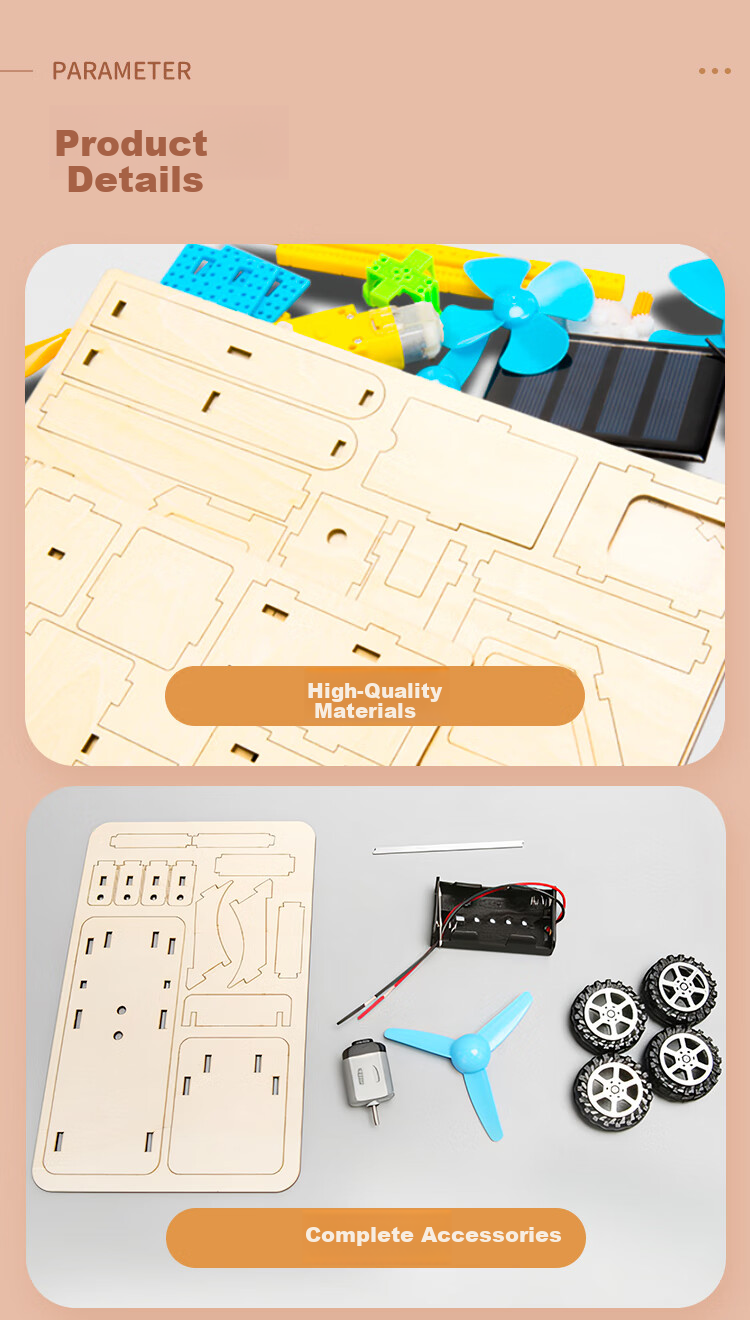 Bailishuang Scientific Experiment, Ming Wheel Ship, Children's Handcraft, Assembly, Back-To Seaso 5