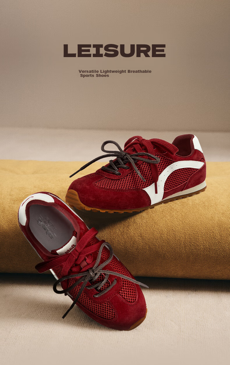 Bata Patented Antibacterial Cowhide And Sheepskin Soft Elastic Couple Casual Training Sports Prince Qichang Mall Matching Single Shoes 16