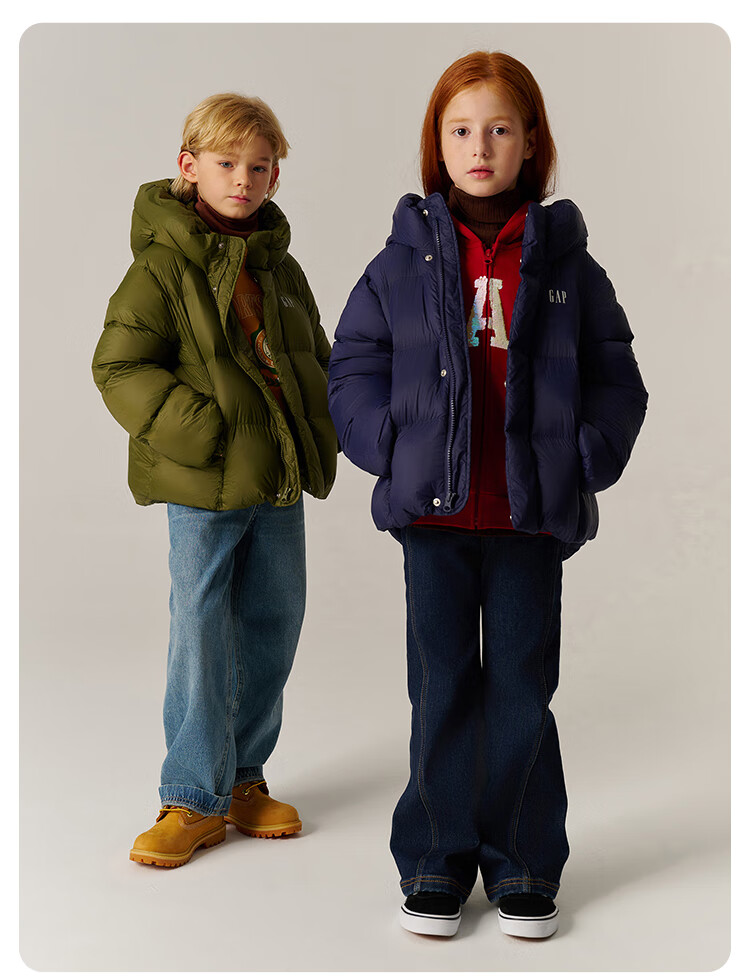 GAP Kids 2025 Autumn Infrared Heating Water-Repellent Down Jacket 844365 4
