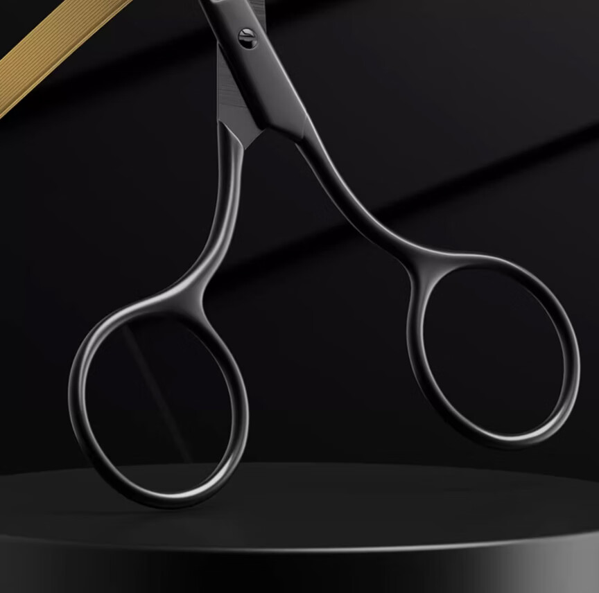 Jing Xiaodi Precision Nose Hair Trimmer Men's Round Head Manual Safe Nasal Hair Scissors Grooming Tool 4