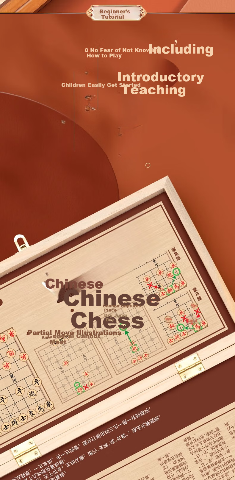 M&G Stationery Chinese Chess, Children's Magnetic Board Game, Portable Folding Magnetic Set for Elementary School Students, Small Size Birthday Gift 7