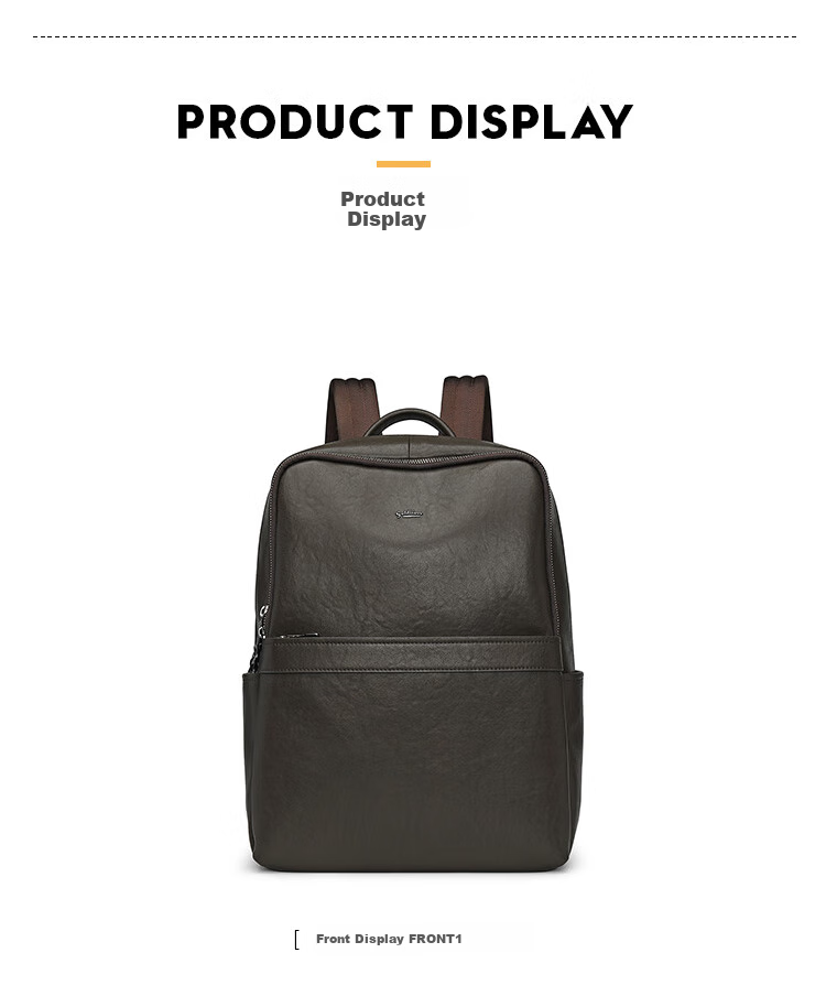 Goldlion Backpack for Men, Large Capacity Laptop Bag, Outdoor Schoolbag, Birthday Gift 7