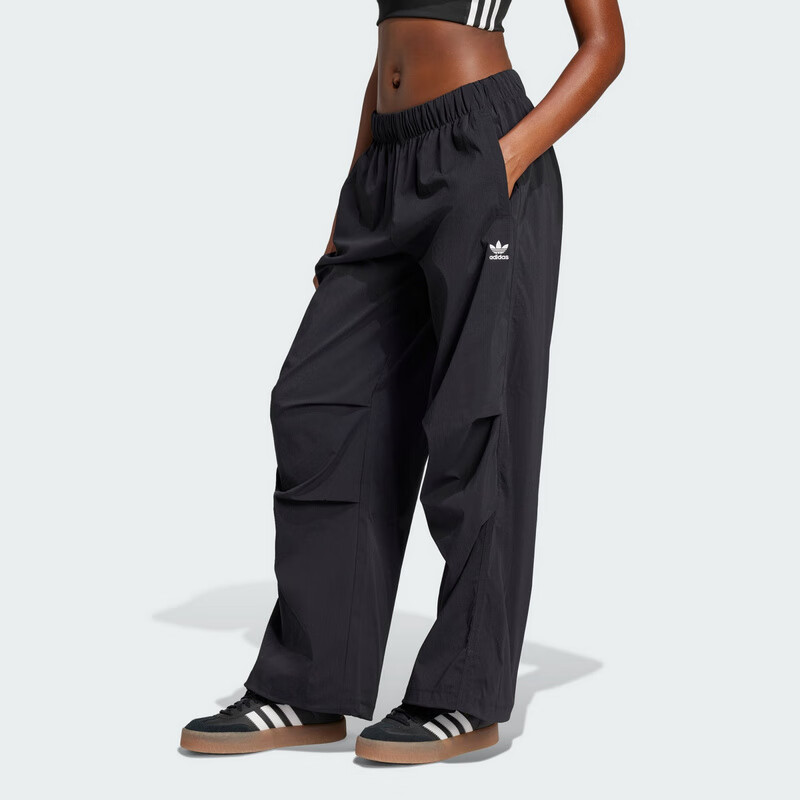 Adidas Originals Women's ESS S PARA Woven Pants JD0785 Black L