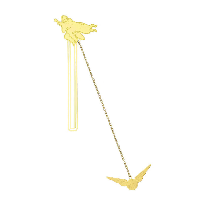 Harry Potter Golden Snitch Bookmark Metal Pendant Delicate Premium Cultural Creative Back-to-School Christmas Gift
