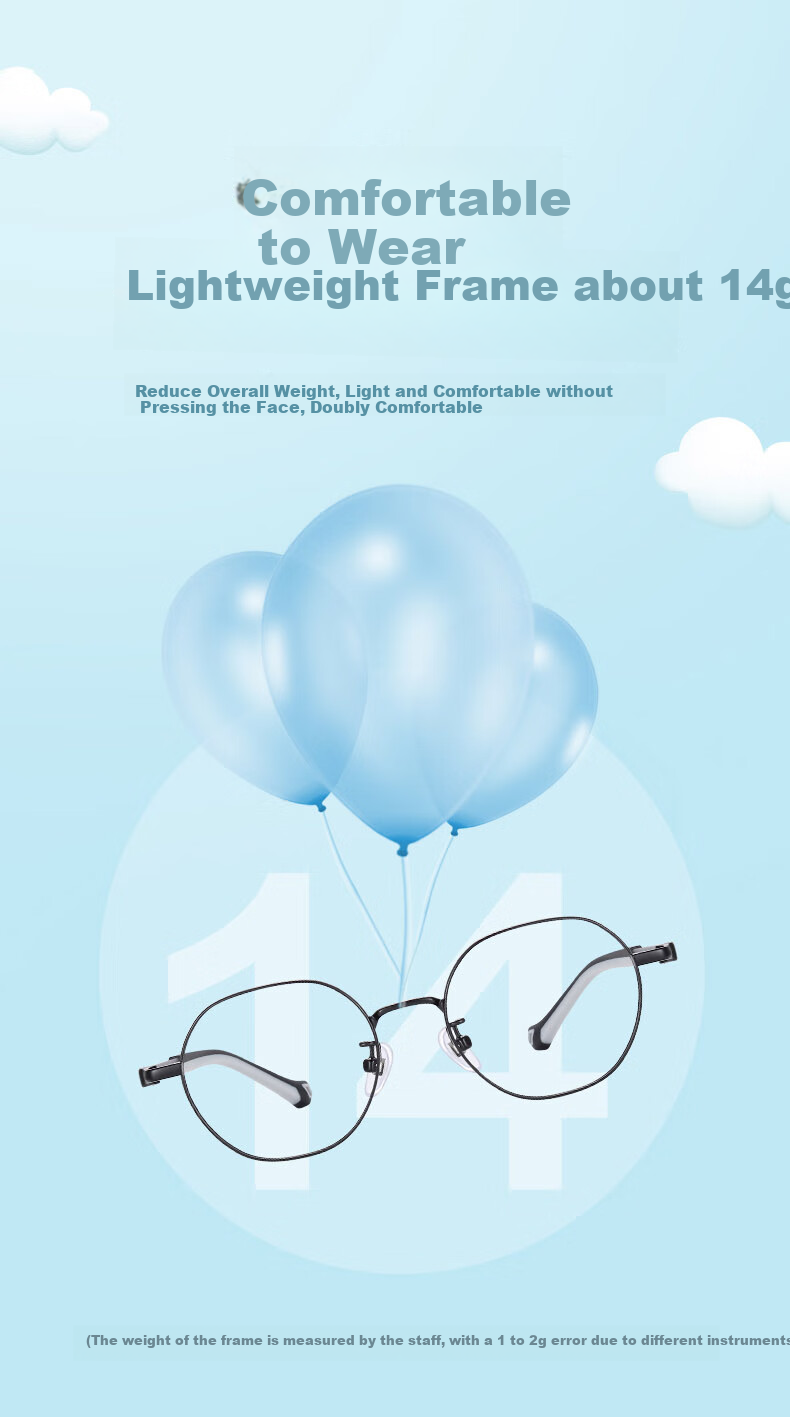 Pulais Youth Children Anti-Blue Light Glasses, Myopia Glasses Frame, Protective Goggles, Eyeglasses, Rose Gold 24059A 4