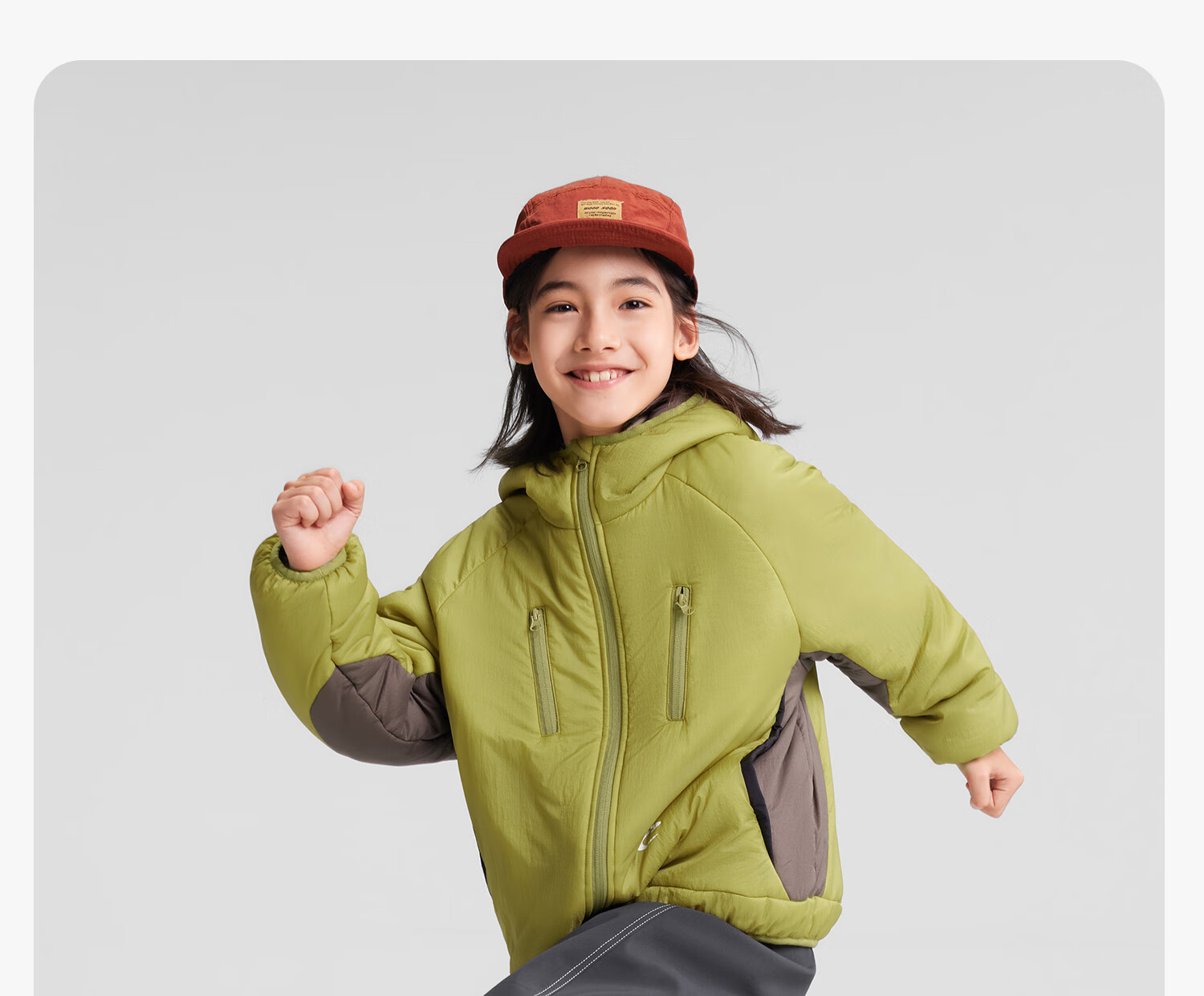 Zoxi Children's Cotton Jacket 3M Thinsulate 2025 New Winter Boys Lightweight Padded Coat Yellow-Green 130 38