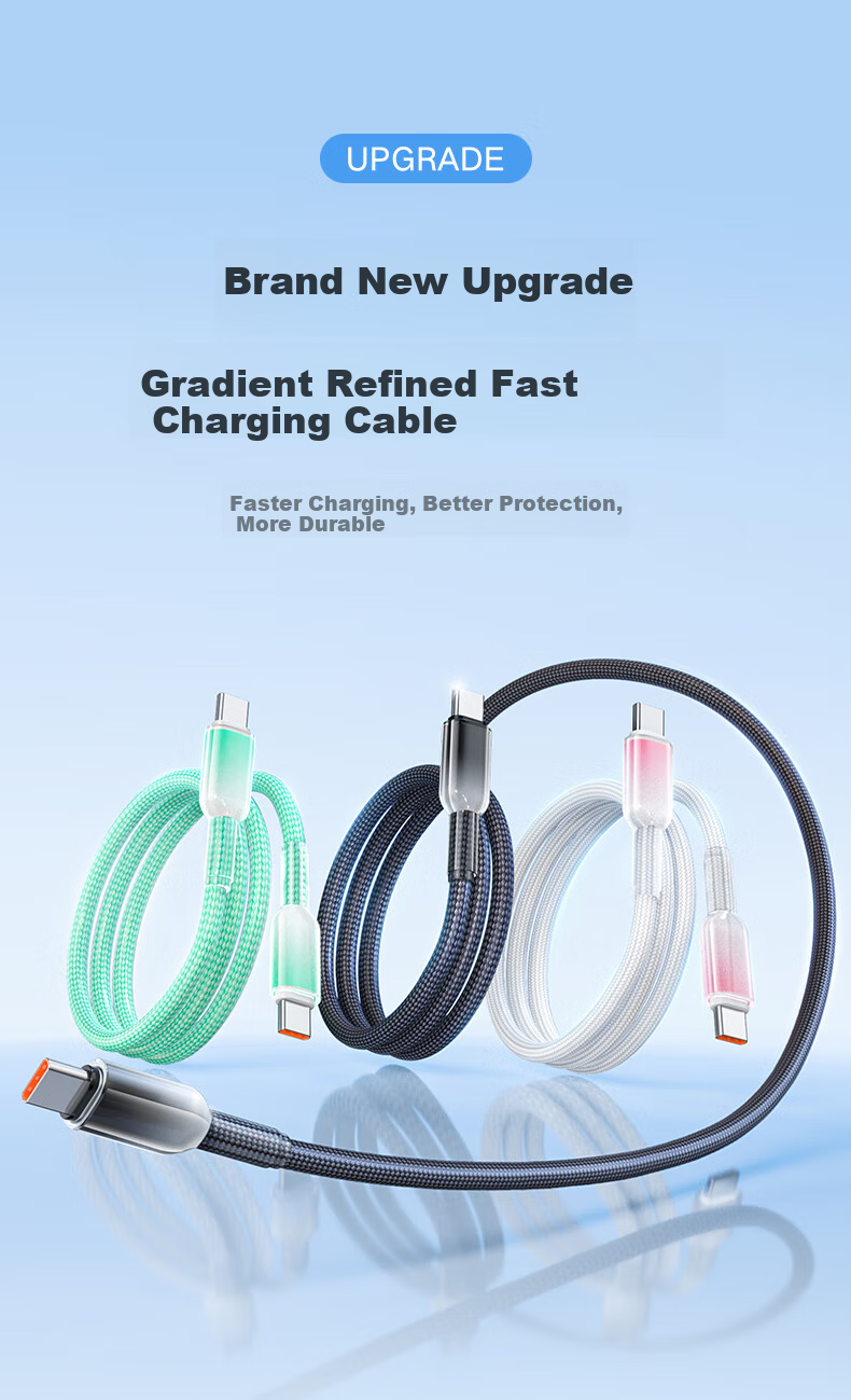 Aomake IPhone 18 Pro Max Charging Cable, Type-C Data Cable, Dual-Ended, Compatible with Apple 15-17 Series, 60W Android Phones, IPad, Car Charger, Dual-C Cable - 1.5 Meter Fast Charging Cord 2