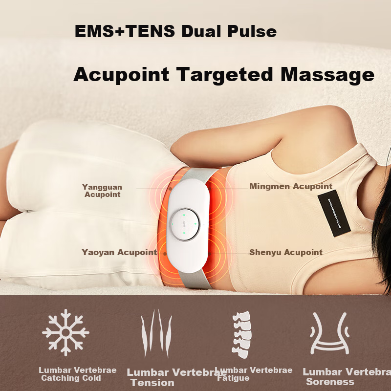 Keepfit Low Frequency Pulse Lumbar Massager Lumbar Massager Heating Pad Warm Belly