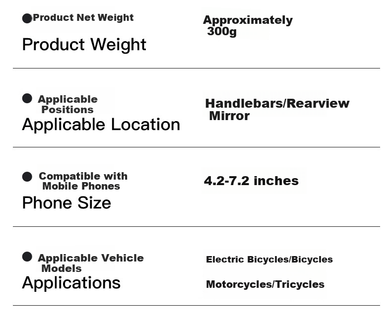 Ousen Electric Vehicle Phone Holder, Food Delivery Motorcycle Bicycle Electric Scooter Shockproof Small Helmet Waterproof Sunshade Navigation Mount 19