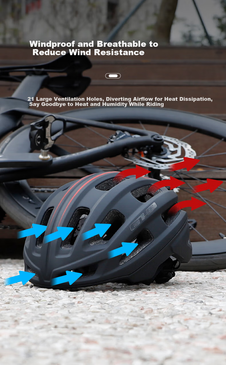 GUB Cycling Helmet, Lightweight One-Piece Molded Design, for Mountain And Road Bikes, Safety Helmet for Men And Women, Cycling Equipment D61 7