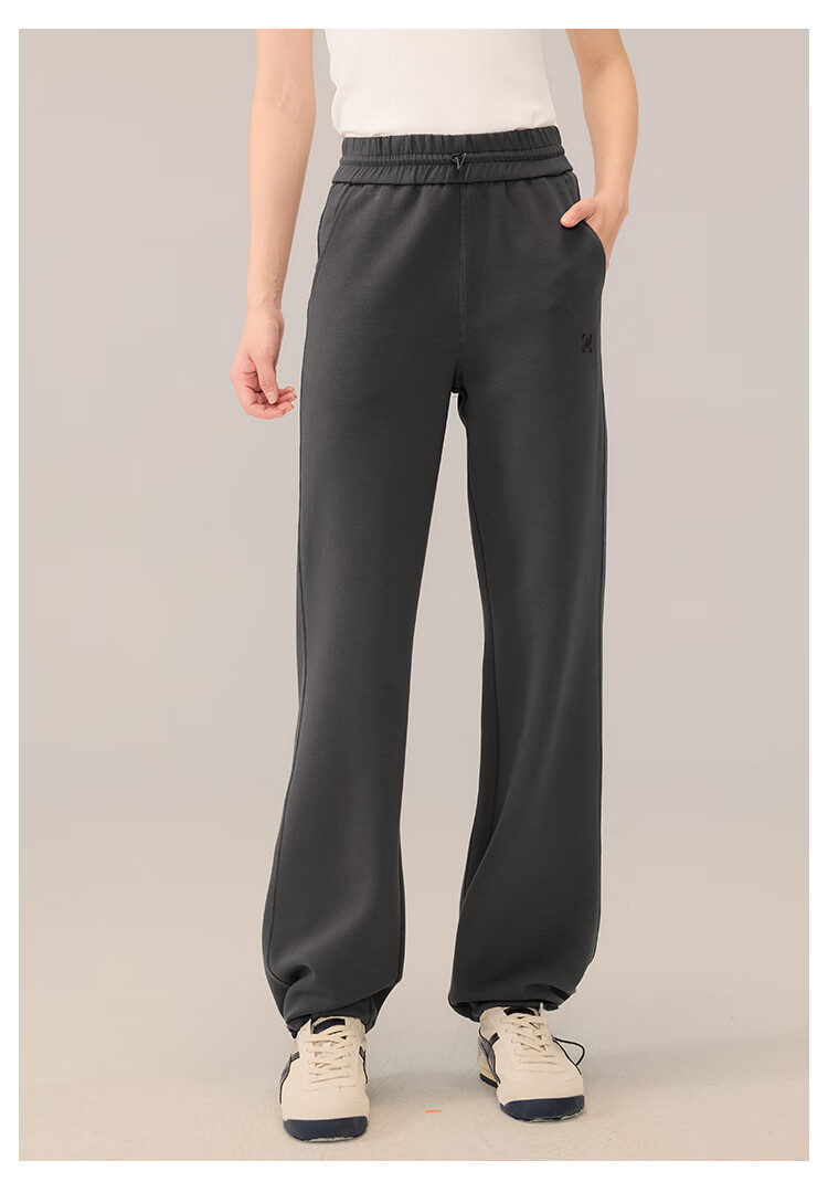 RA&RN / Love As You 2025 Autumn New Women's Sports Casual Pants Elastic Waist Loose Wide-Leg Draped Straight-Leg Trousers 9