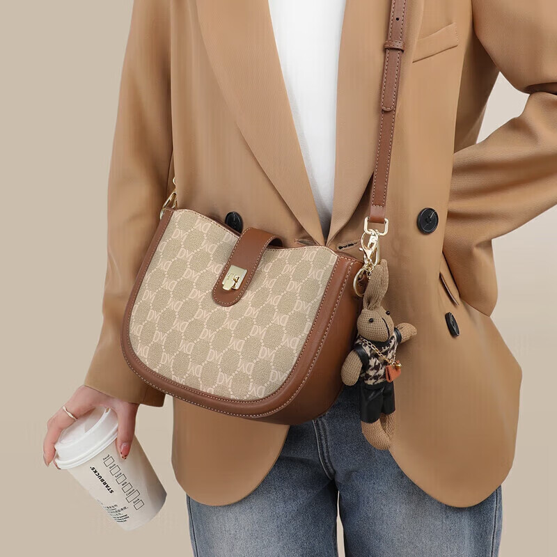 Aiqinghai Handbag, Women's Crossbody Bag, Shoulder Saddle Bag, Large Capacity, Niche Birthday And Mother's Day Gift, Practical Present for Mom