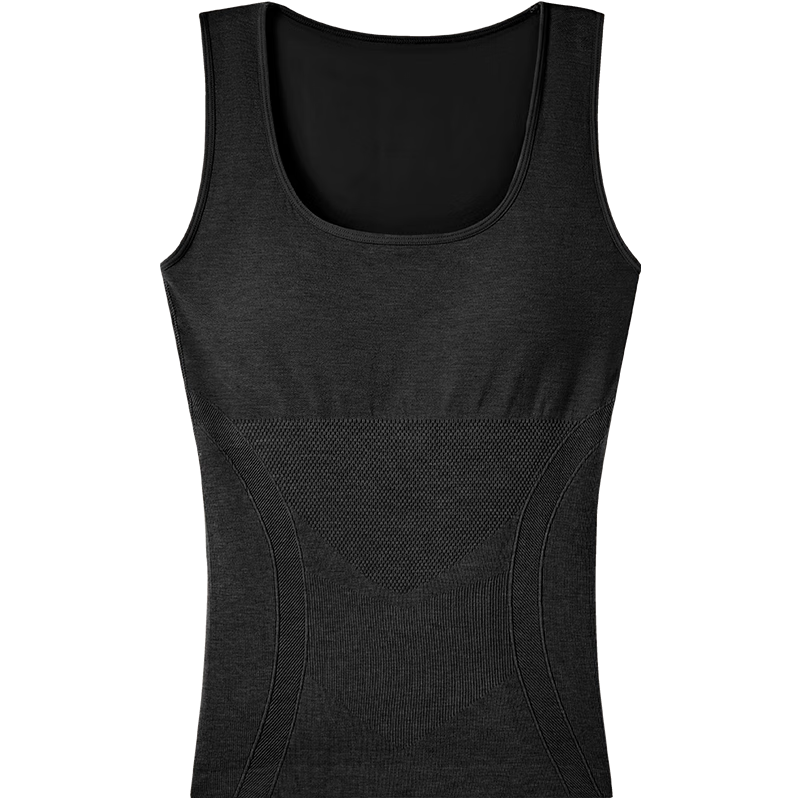 LUCKMEEY Wool Warmth Integrated Thermal Underwear for Women with Chest Pad, Fleece-Lined Thickened Heating Vest