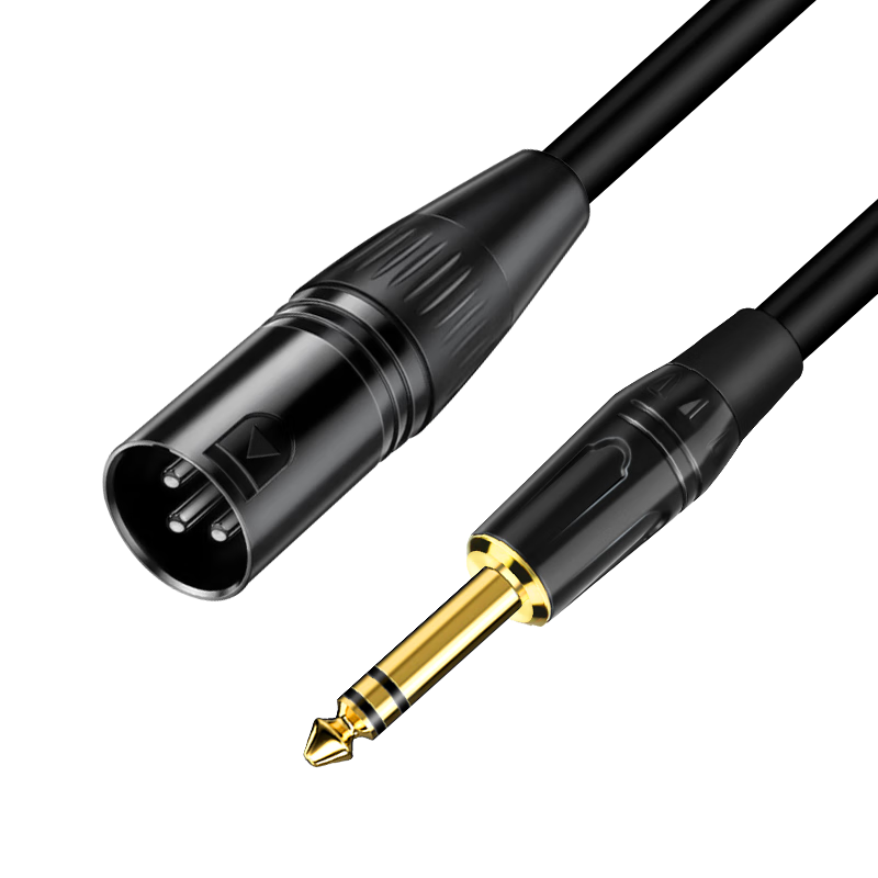 Beishan Sparrow 6.5mm to XLR Male Microphone Cable 3-Pin Balanced Audio Cable for Sound Card Mixer Speaker Microphone Connection 3m BSQ-K961