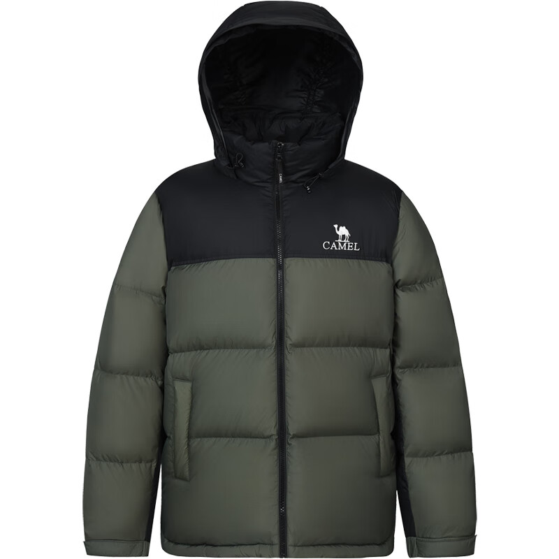 Camel Volcano 2.0 Men's Down Jacket Winter Thickened Warm Short Puffer Coat M13CR07066K Wang Junkai Edition