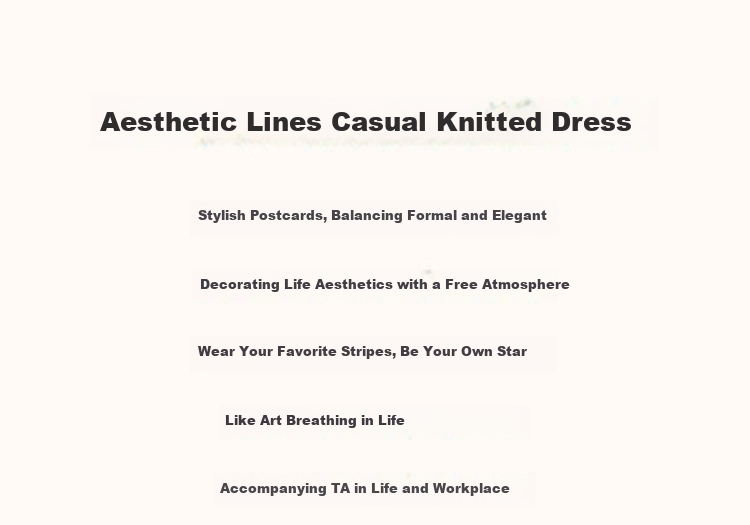 Dme [Striped Variations] Summer Design-Inspired Patchwork Waist-Adjustable Comfortable Slimming Midi Dress for Wome 1