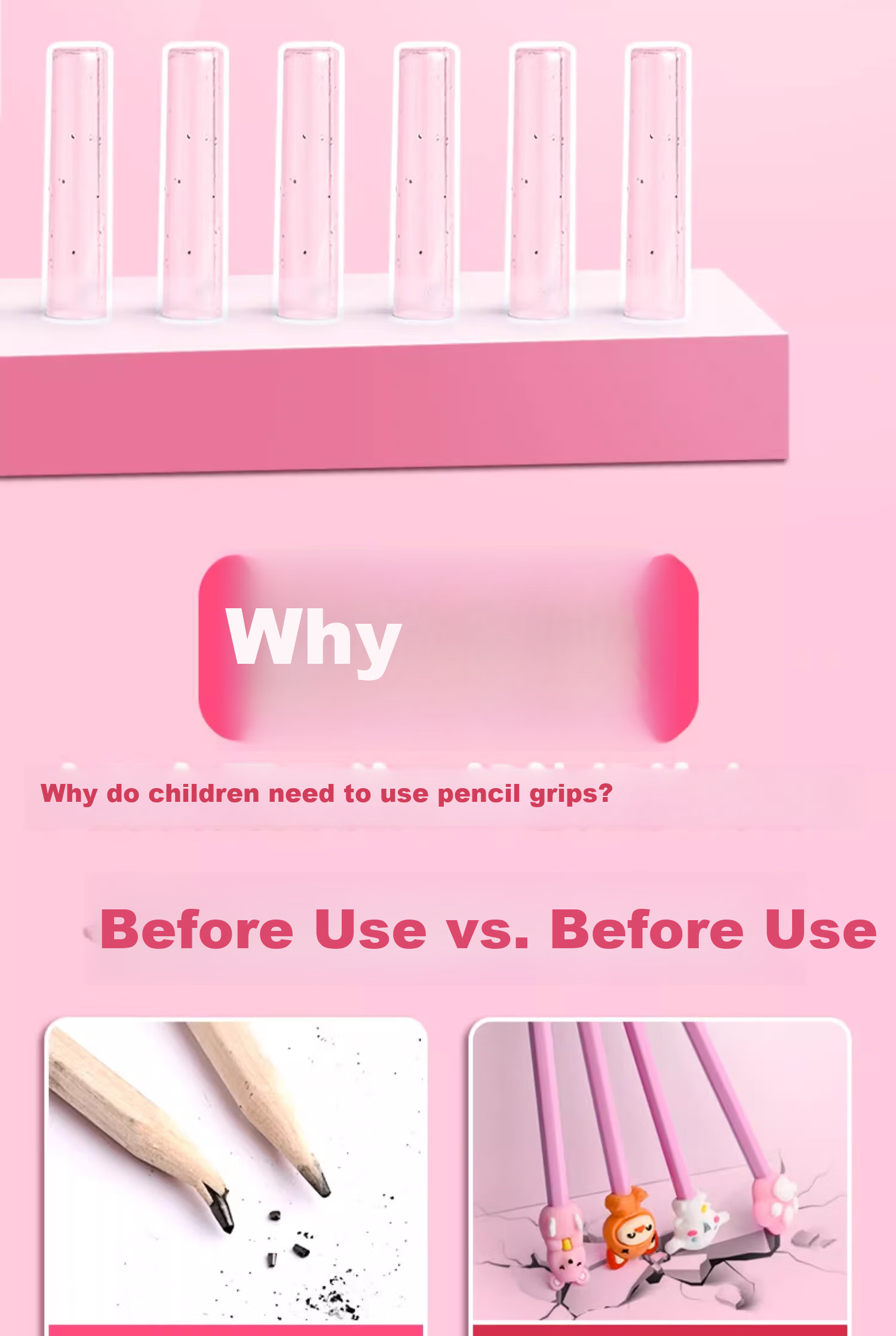 Licao Pencil Cap, Pencil Sleeve, Pencil Protector, Silicone Pencil Extender, Pencil Tip Cover, Women's Style, 20 Pieces 4