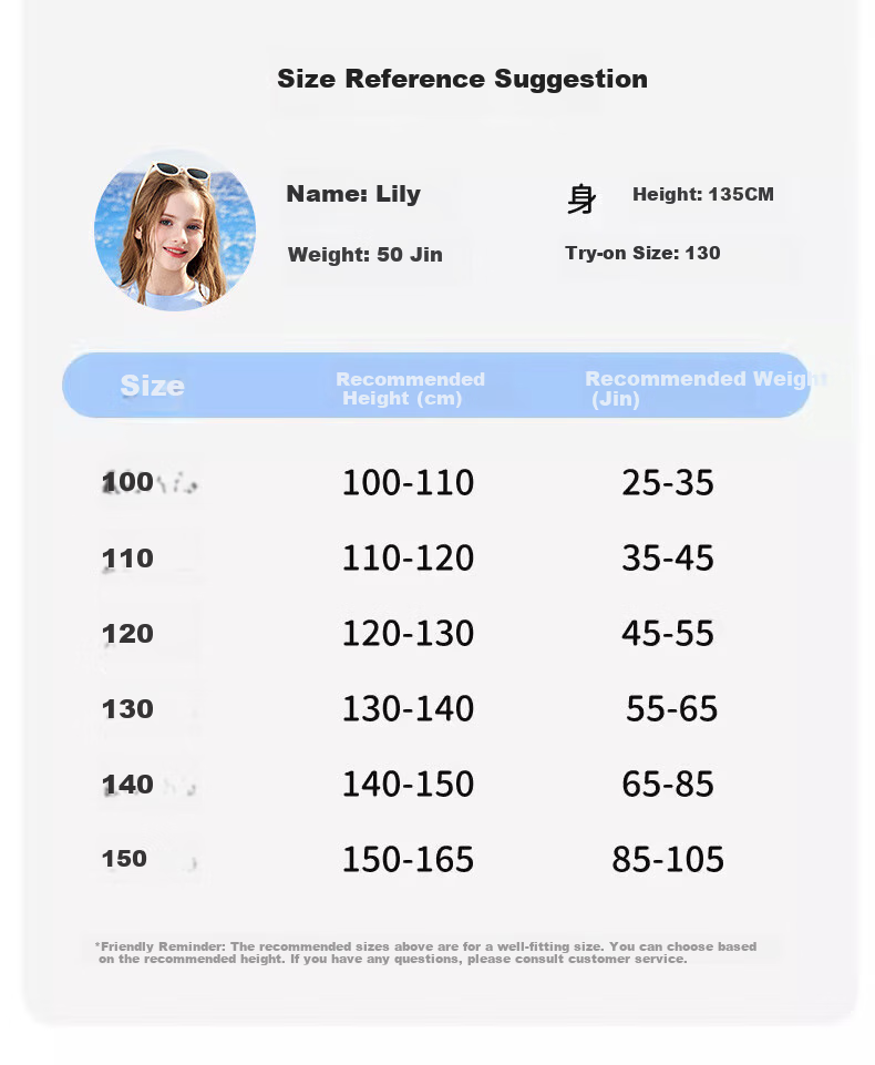 Disney Kids Girls Two-Piece Long Sleeve Long Pants Warm Thermal Swimwear A-Class D35197 Light Blue 140 4