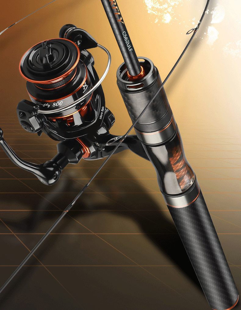 HISTAR Butterfly Micro Fuji Rod 1.68m UL Water Drop Left-Handed Korean Guide + Gift Pack 2