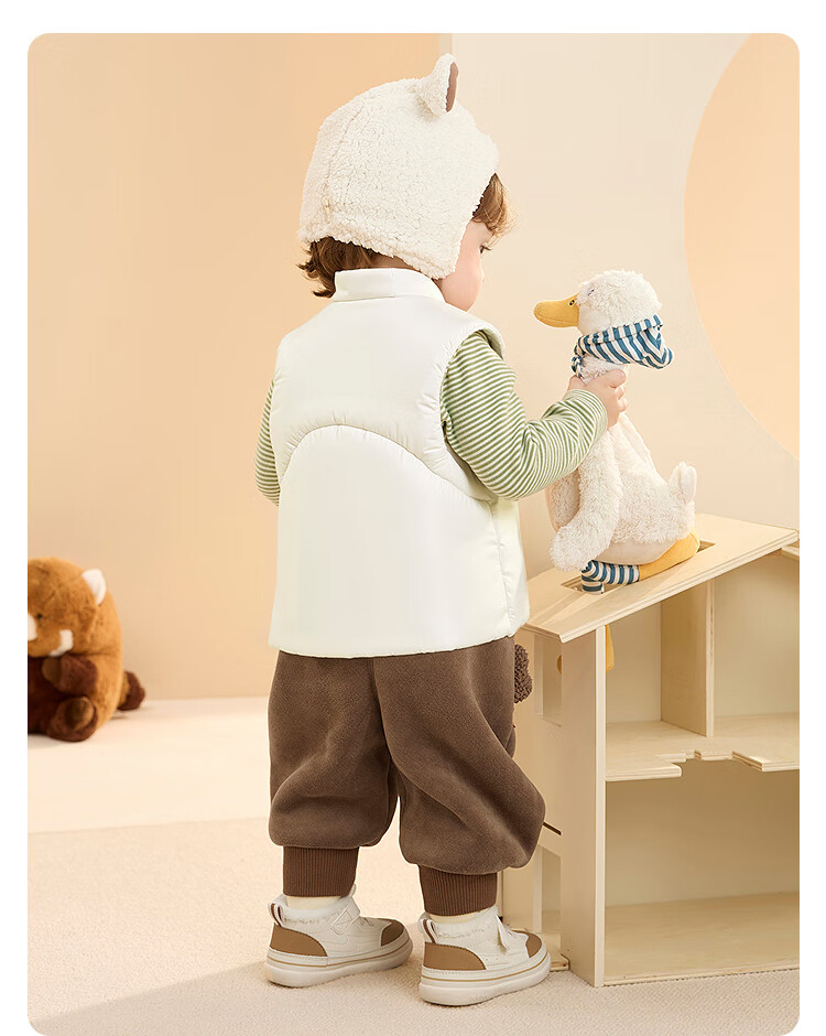 BALABALA Children's down Vest, Girls And Boys Outerwear, New Autumn And Winter Clothing, Baby Warm down Jacket 17