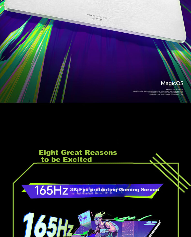 HONOR Tablet GT2 Pro 12.5-inch 165Hz 3K Eye-care Gaming Screen Full-power 8Gen3 Flagship Chip 8+256GB Phantom Gray [National Subsidy] 2
