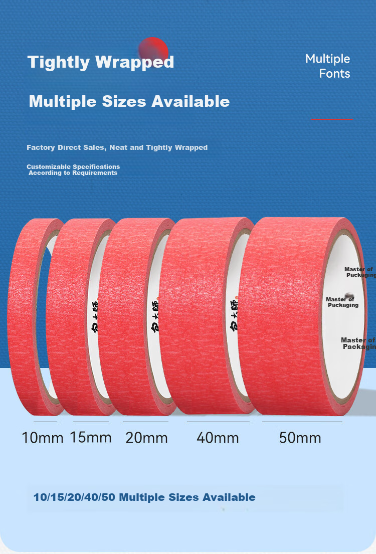 Master Package Colored Masking Tape, Green, 10mm*20m*6 Rolls/tube, Hand-Tearable Tape, Color-Coding Tape, Wedding Decoration Base Layer, Spray Painting, Renovatio 5