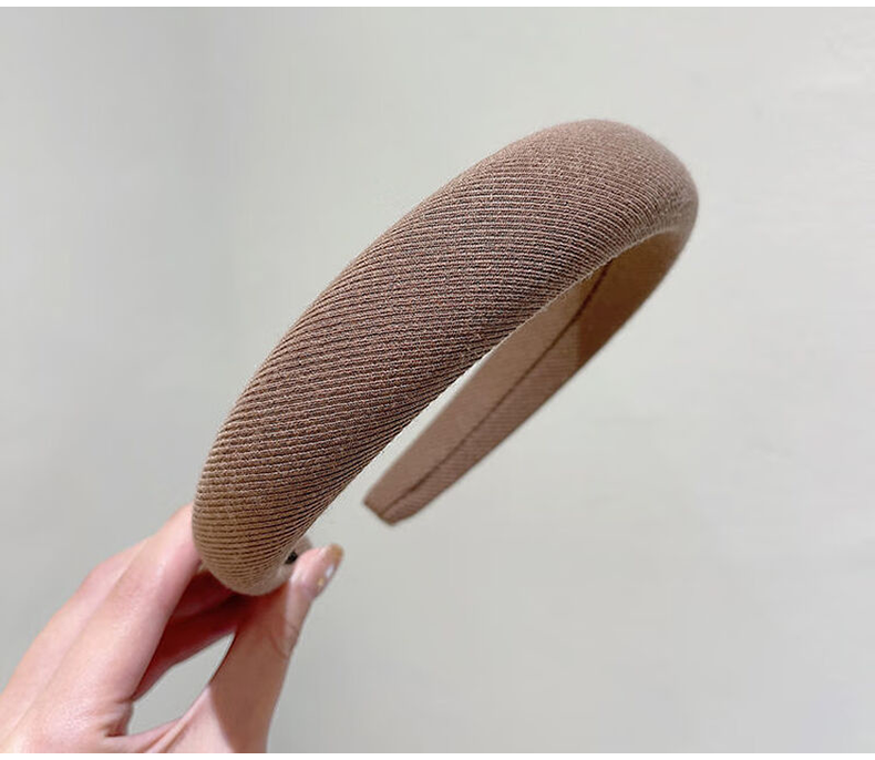 Yefeili Face Washing Headband High Crown Sponge Hair Press Hair Ring Broken Hair Clip Autumn Winter Simple Hair Accessories Headband Unisex Hair Tie Hair Ornament 8
