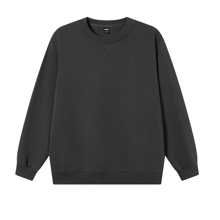 JD Original Pure Cotton Sweatshirt for Men, New Spring And Autumn Jacket, Men's Clothing, Base Layer T-Shirt, Dark Rock Gray, 2XL