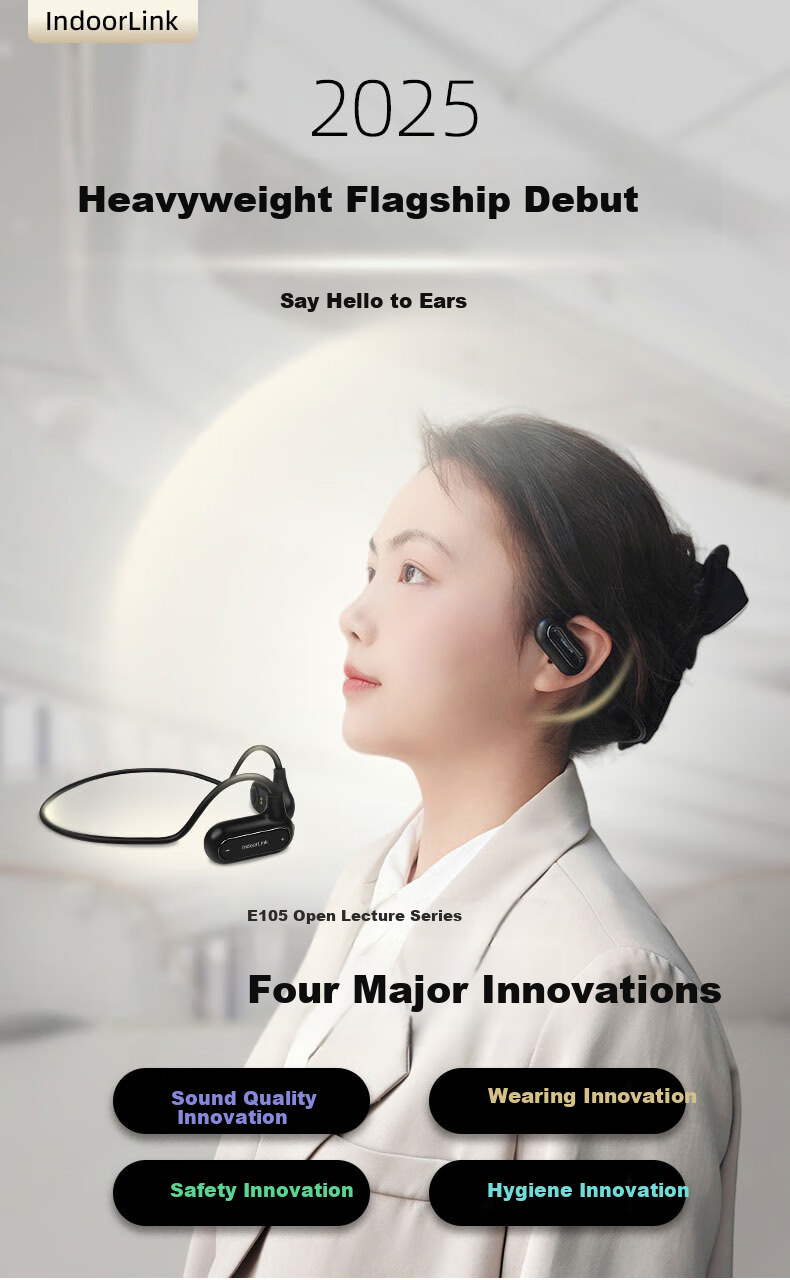 IndoorLink Wireless Tour Guide System for One-To Government And Enterprise Reception, Factory Tours, Exhibition Halls, Project Inspections, High-End Business Meetings, And Team Guiding 1