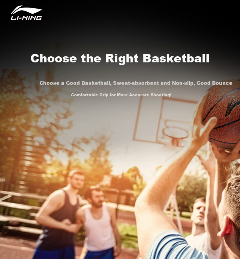 Li-Ning Elite Series, Outdoor Competition CBA Size 7 Basketball, LBQK947-1 4