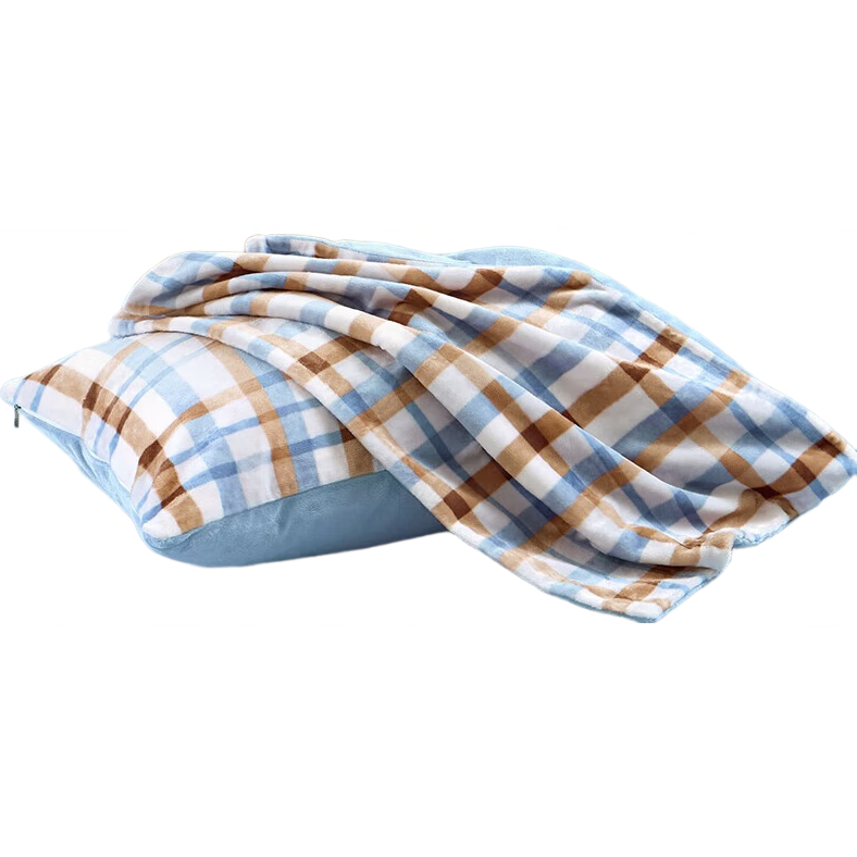 Fuanna Single Milk Velvet Thickened Pillowcase Winter Warm Pillow Cover Pair 74*48CM